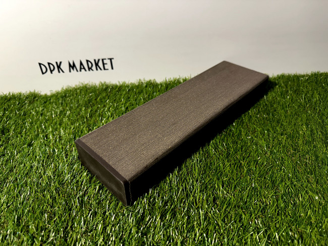 Лавочный брус ДПК с заглушкой Лавочный брус ДПК с заглушкой